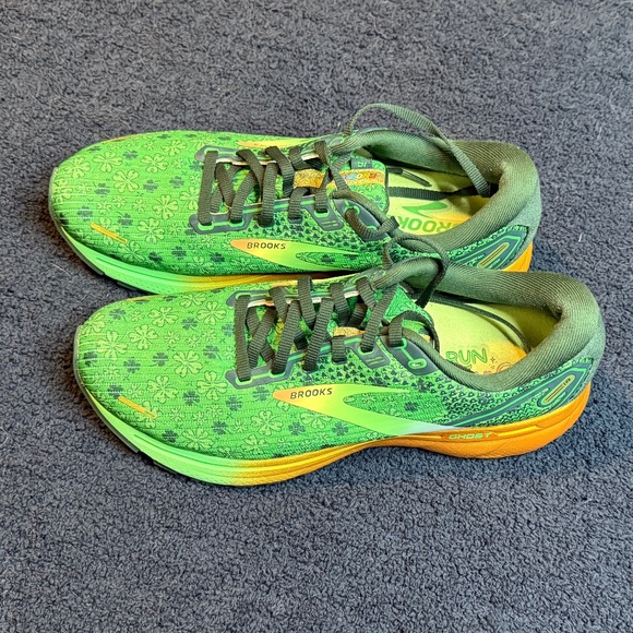 Brooks Ghost 14 Run Lucky Women’s Running Shoes – Size 9.5 - Picture 3 of 6